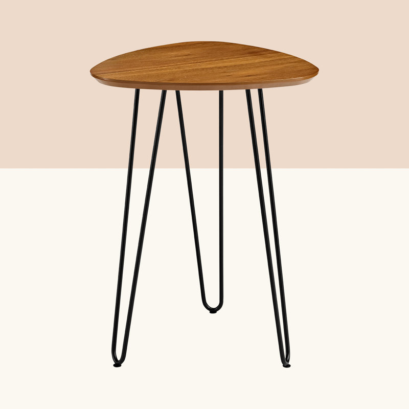 Margene Hairpin Leg Wood End Table & Reviews AllModern